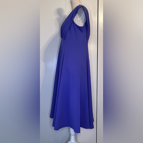 Liz Claiborne NWT Elegant Purple Dress Women’s Size 10 - Picture 3 of 8